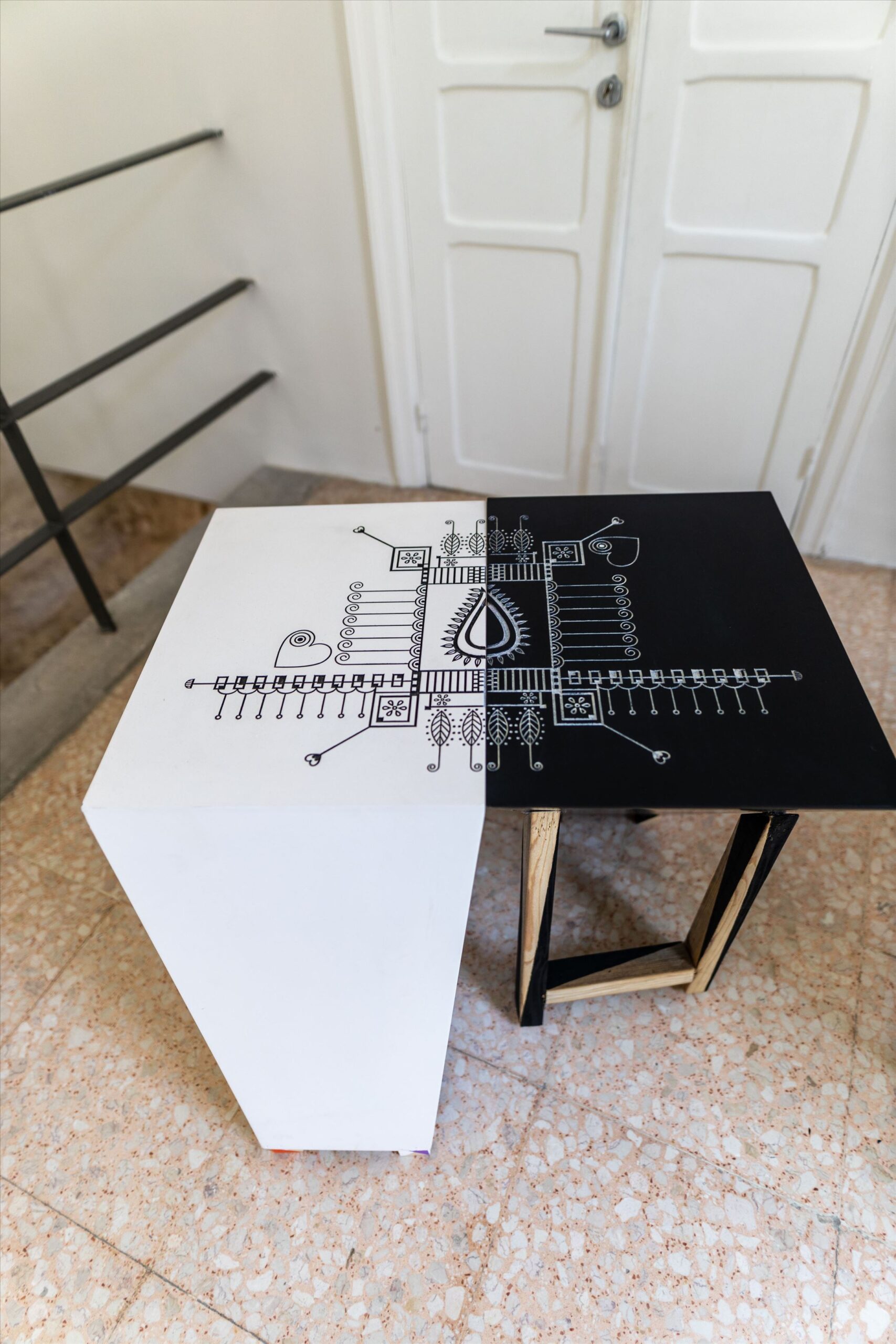 Dana Rousan, Metamorphosis, Repurposed sculpture and second hand furniture, 2022